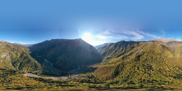 istock 360VR panorama Mountains landscape and view in Racha, Georgia 1311146590