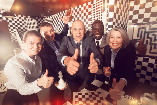 istock Men and women at quest room 1311149038