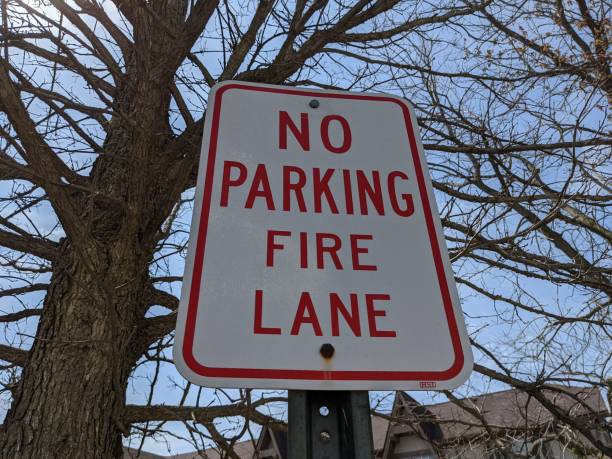 istock No Parking Fire Lane Signage 1311149268