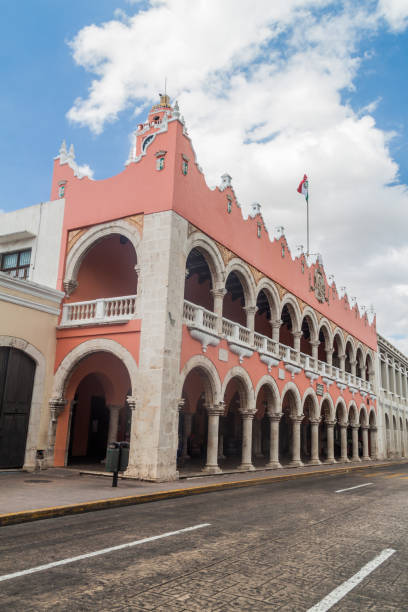 istock Town hall in Merida, Mexi 1311152450