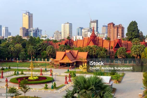 The National Museum Of Cambodia Phnom Penh Stock Photo - Download Image Now - Cambodia, Phnom Penh, City
