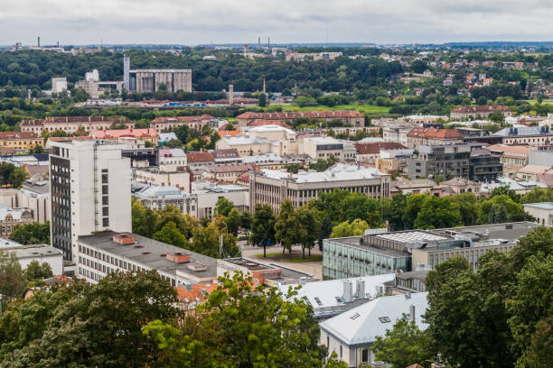 istock Aerial view of Kaunas, Lithuan 1311155864