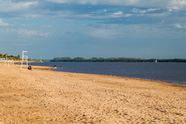 istock COLON, ARGENTINA: FEB 17, 2015: Beach at Uruguay river in Colon, Argentina 1311157639