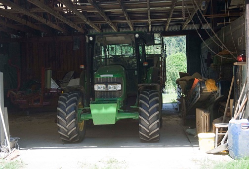 the tractor as an indispensable working tool in agriculture and farming