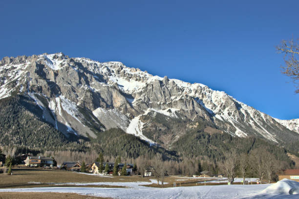 istock Majestic mountains in spring landscape 1311174994