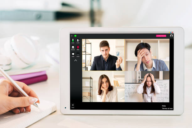 istock virtual meeting video conference wfh team tablet 1311182345