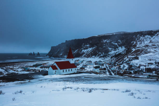 istock Lutheran church in Vik, Iceland, Europe 1311190028