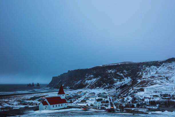 istock Lutheran church in Vik, Iceland, Europe 1311190030
