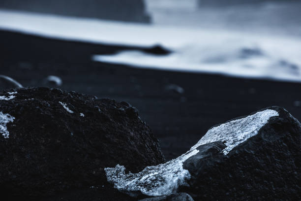 Reynisfjara Black Sand Beach, Vik, Iceland, North Atlantic Ocean