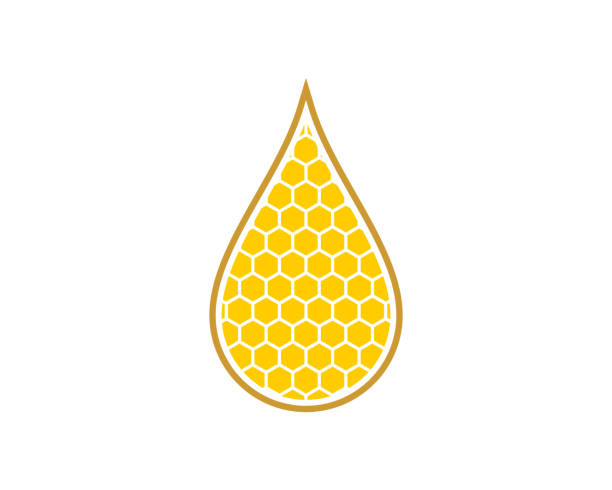Liquid droplet with beehive inside Liquid droplet with beehive inside beehive hairstyle stock illustrations