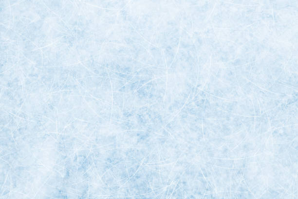 Ice blue background with ice skating tracks. Ice blue background with ice skating tracks. Frozen water, sea. Frosty ice texture with winter graphic scratches. Hockey rink. Rendering image. ice rink stock pictures, royalty-free photos & images