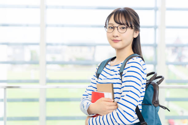 istock Asian female student in school building. 1311196704