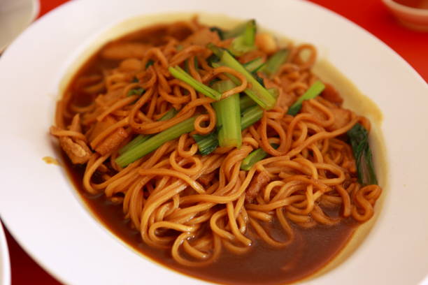 istock Malaysian style stir noodle with sauce 1311199546