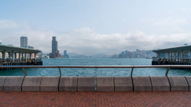 istock Pier, Victoria Harbor , Hong Kong 1311202203