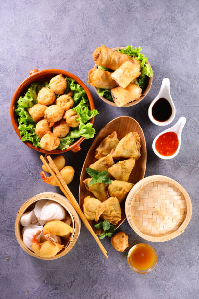 istock assorted of asian food- top view 1311220928