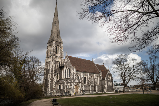 St. Alban's Church, aka the English Church, is an Anglican church in Copenhagen, Denmark. It was built in 1885-87 in the typical English style with limestone and flint, designed by the British architect Arthur Blomfield.
