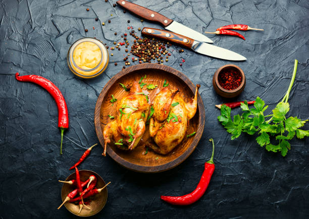 istock Whole baked quail 1311225860