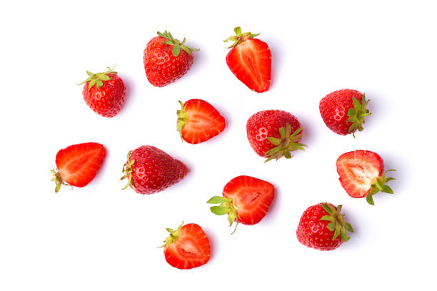 istock Studio shot of Fresh strawberry isolated on white background 1311226982