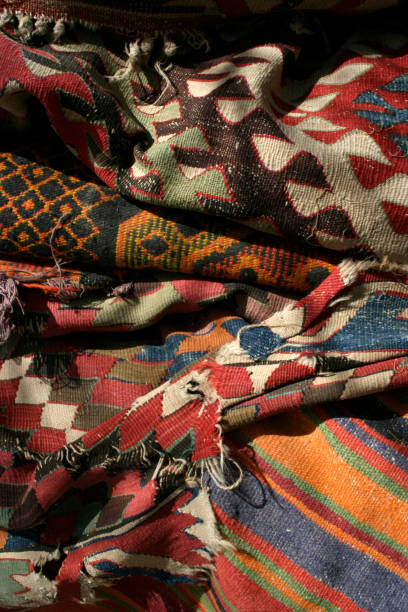 istock Tradition Turkish rugs. Old rug repair 1311242106