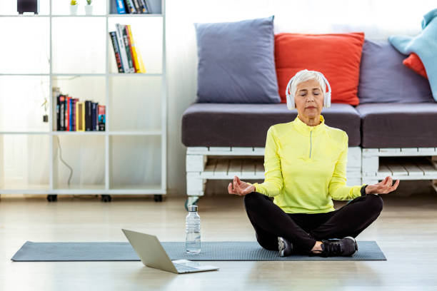 istock Meditation always lifts her spirits 1311244848