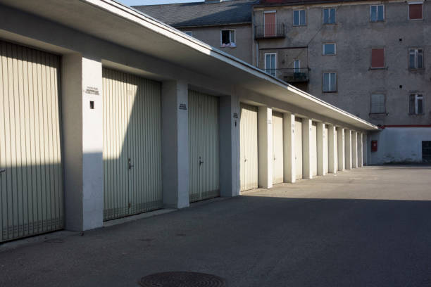 istock parking in a parking garage 1311245082