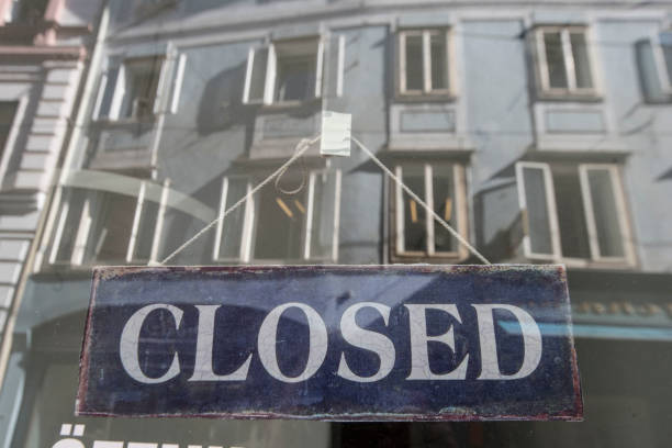 istock a closed business or company 1311245142