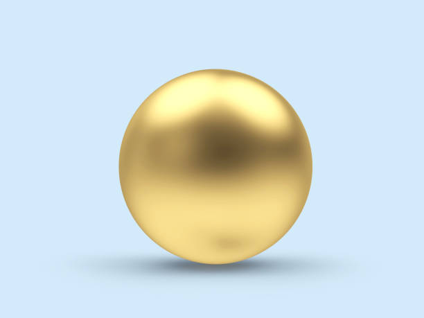 istock Golden sphere or ball 1311246069