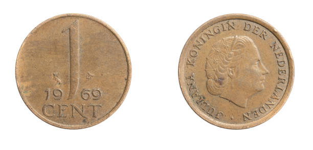 istock Netherlands one cent coin on a white isolated background 1311246693