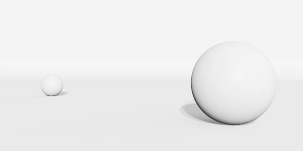 istock White ball floating on white background 3d illustration 1311250539