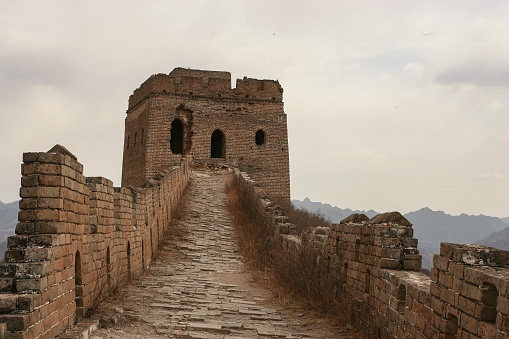 Beautiful Mutianyu section of the Chinese Great Wall 