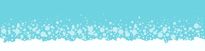Bubbles vector fizz background. Soap and foam, suds pattern. Abstract illustration
