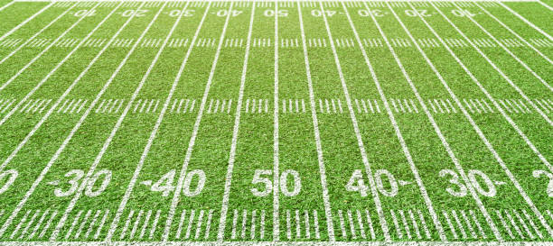 istock American football field yard lines. View from with sidelines 1311256794