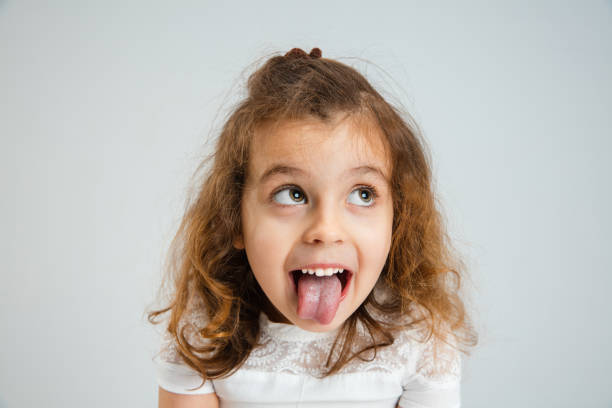 istock Pretty caucasian girl portrait isolated on white studio background with copyspace 1311258771