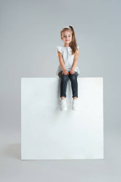 istock Pretty caucasian girl portrait isolated on white studio background with copyspace 1311259830