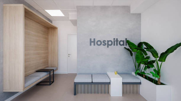 istock Interior Design. Architecture. Computer generated image of a Hospital. Architectural Visualization. 1311267428