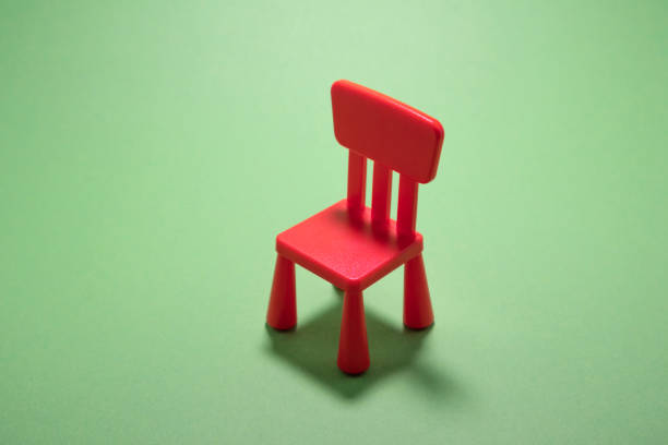 puppet toy chair isolated chroma key mockup plastic Interior detail object