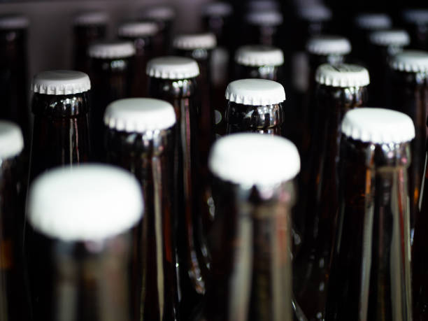 istock Glass soda bottles in the background. 1311277950