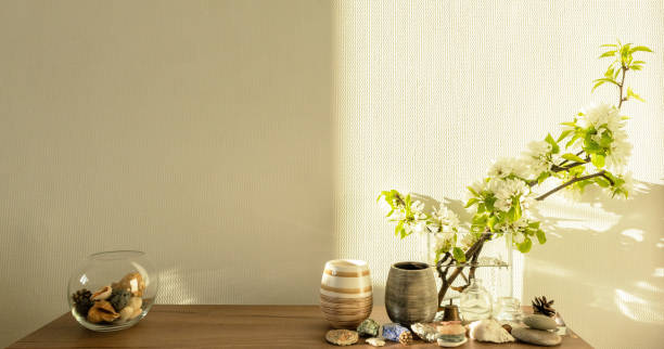 istock White living room minimalist interior shelf mockup 1311280583