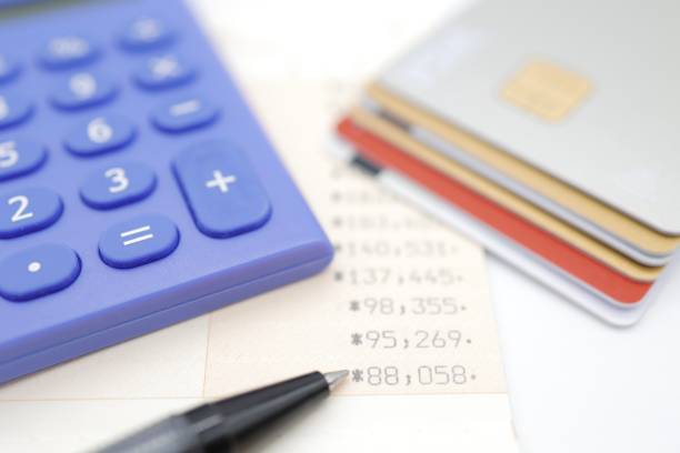 istock Credit cards and bank passbooks 1311281617