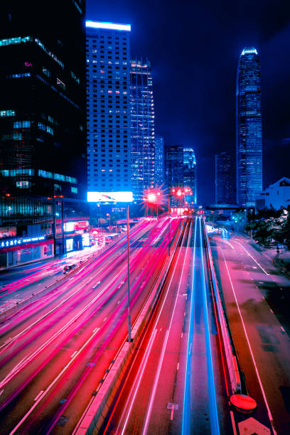 istock Hong Kong central district captured at night. 1311282072