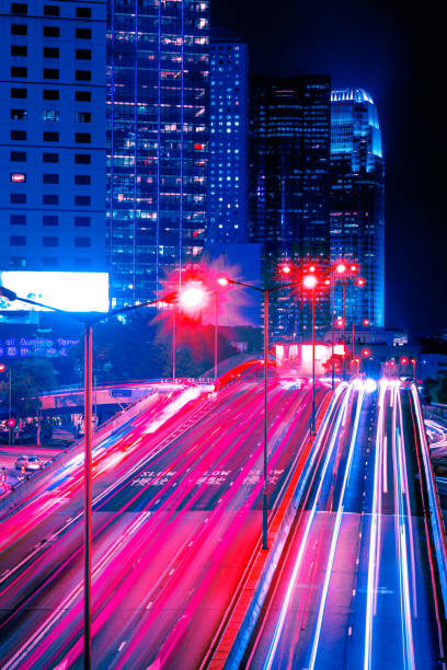 istock Hong Kong central district captured at night. 1311282221