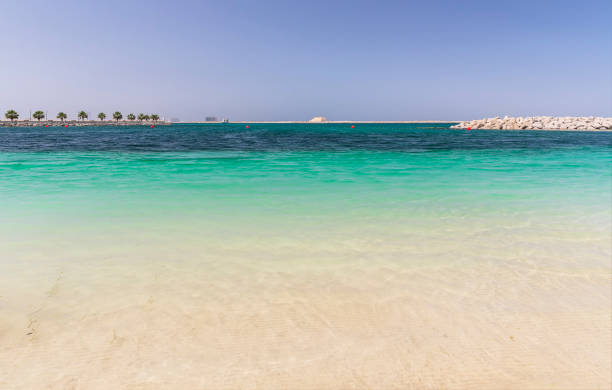 istock Panorama of Al Mamzar beaches in Dubai 1311283524