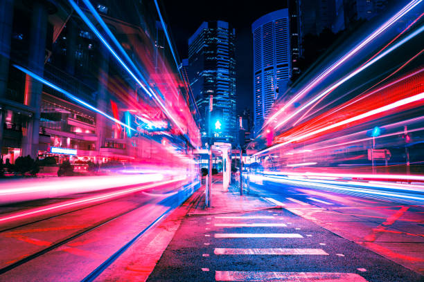 istock Hong Kong central district captured at night. 1311285047