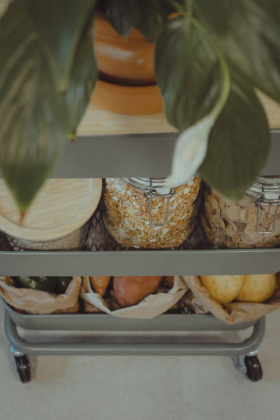 istock Food organizing trolley 1311285409