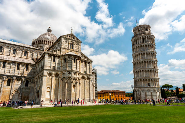istock Tower of Pisa and the Cathedral 1311286922