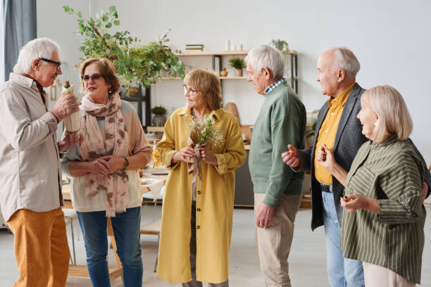 istock Friends gathering at social event 1311288944