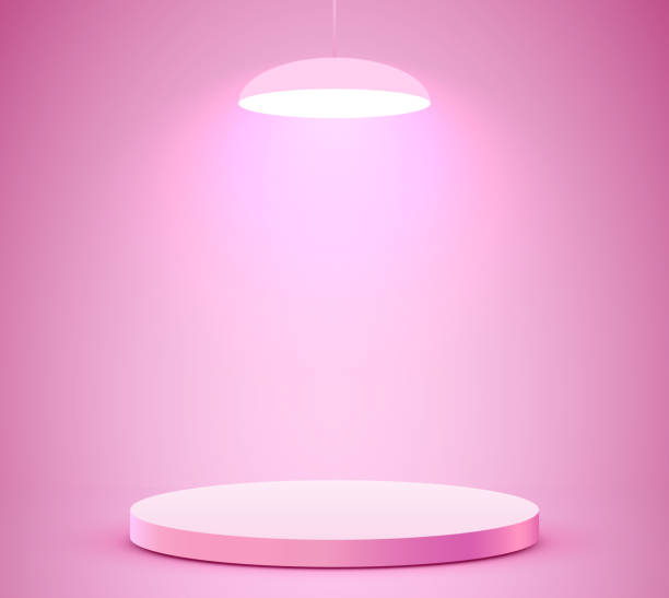 istock Abstract scene background. Cylinder podium on background. Product presentation, mock up, show cosmetic product, Podium, stage pedestal or platform. 1311290028
