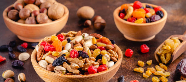istock Healthy Snack of Nuts and Dried Fruit 1311291753