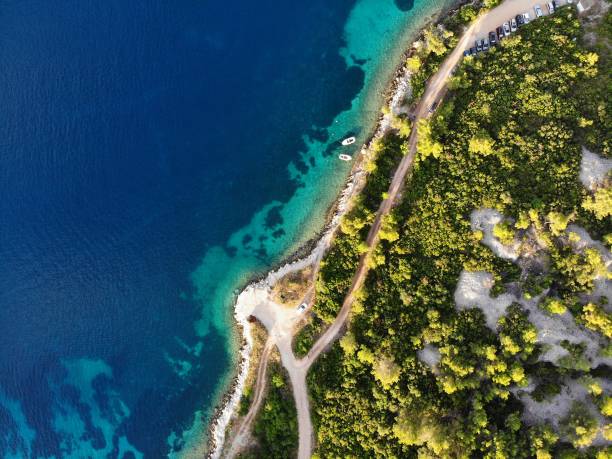 istock Korcula island coast, Croatia 1311292644