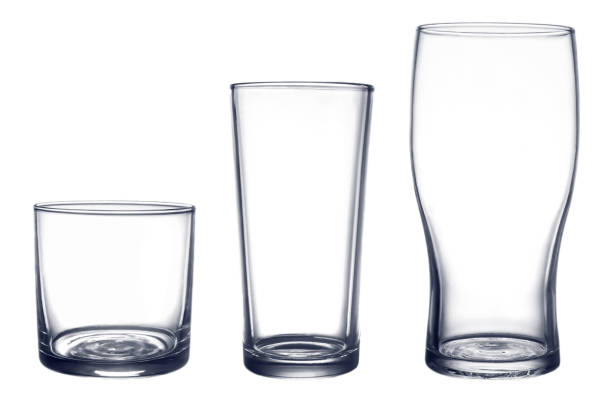 istock several glasses for drinks of different shapes and sizes isolated on a white background 1311295025